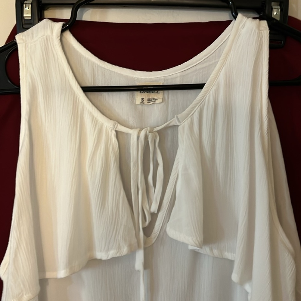 O’Neil Ruffle NWT-sleeveless pullover-White-small